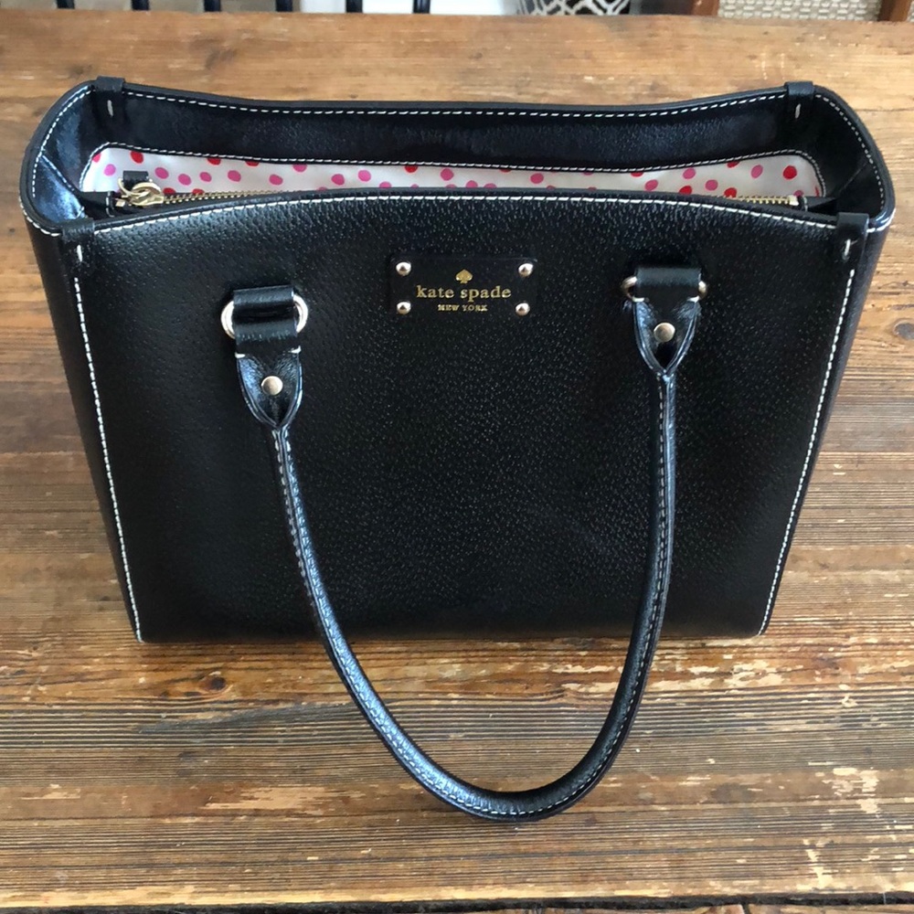 Kate Spade black satchel purse